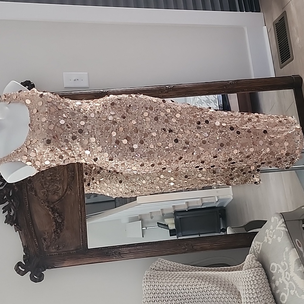 FAB! Sequin Gold Dress